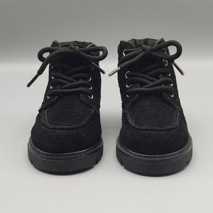 Gymboree Black Suede Boots 6